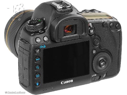 PoulaTo: Canon - EOS 5D Mark III DSLR φωτογραφική μηχανή με 24-105mm f / 4 L IS Lens - Μαύρο
